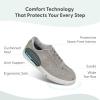 image:imageOrthofeet Womens Orthopedic Stroll Suede Leather Casual Walking SneakerTaupe