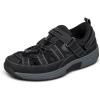 image:imageOrthofeet Mens Orthopedic Clearwater Adjustable Fisherman SandalBlack