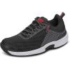 image:imageOrthofeet Mens Orthopedic Edgewater Stretch Knit Walking SneakerBlack