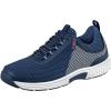 image:imageOrthofeet Mens Orthopedic Edgewater Stretch Knit Walking SneakerBlue