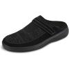 image:imageOrthofeet Mens Orthopedic Hudson Adjustable Stretch SlipOn SlipperBlack