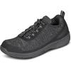 image:imageOrthofeet Mens Orthopedic Lava Stretch Breathable Walking SneakerNo Tie Black