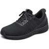 image:imageOrthofeet Mens Orthopedic Yari HandsFree WaterRepellent SlipResistant SneakerBlackBlack