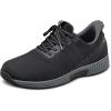 image:imageOrthofeet Mens Orthopedic Yari HandsFree WaterRepellent SlipResistant SneakerBlackGrey