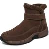 image:imageOrthofeet Womens Orthopedic Bliss HandsFree Faux Fur Lined Suede BootBrown
