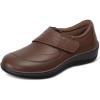 image:imageOrthofeet Womens Orthopedic Emily Adjustable Slip Resistant Dress ShoeBrown