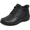 image:imageOrthofeet Womens Orthopedic Rosel HandsFree SlipResistant Leather BootBlack