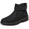 image:imageOrthofeet Womens Orthopedic Scarlett WaterRepellent SideZip Ankle BootBlack
