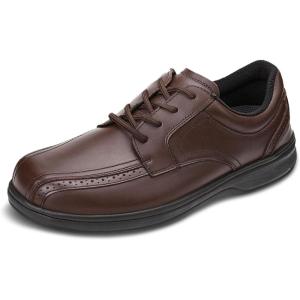 image:imageOrthofeet Gramercy Mens Dressy Oxford  Lace Shoes Brown  105 Wide