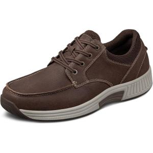 image:imageOrthofeet Mens Orthopedic Leo Leather Casual Shoe with Arch SupportBrown