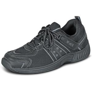 image:imageOrthofeet Mens Orthopedic Monterey Bay Adjustable Walking SneakerBlack