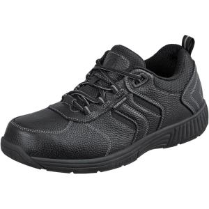 image:imageOrthofeet Mens Orthopedic Pacific Palisades Waterproof SlipResistant SneakerBlack Waterproof