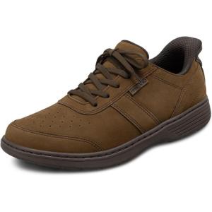 image:imageOrthofeet Mens Orthopedic Pierre HandsFree Leather Dress SneakerChocolate