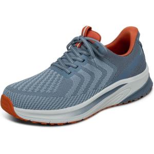 image:imageOrthofeet Mens Orthopedic Tilos HandsFree WaterRepellent Walking SneakerBlueOrange