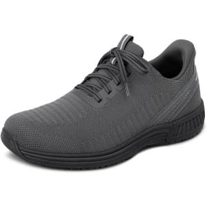 image:imageOrthofeet Mens Orthopedic Yari HandsFree WaterRepellent SlipResistant SneakerGreyGrey