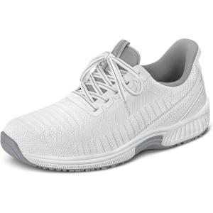 image:imageOrthofeet Mens Orthopedic Yari HandsFree WaterRepellent SlipResistant SneakerWhite