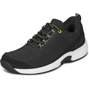 image:imageOrthofeet Womens Orthopedic Coral Stretch Knit Walking SneakerBlack