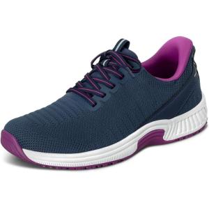 image:imageOrthofeet Womens Orthopedic Kita HandsFree WaterRepellent SlipOn SneakerNavyOrchid