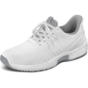 image:imageOrthofeet Womens Orthopedic Kita HandsFree WaterRepellent SlipOn SneakerWhite