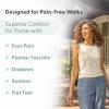 image:imageOrthofeet Womens Minerva Orthopedic HandsFree SandalsBlack