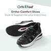image:imageOrthofeet Womens Orthopedic Venus HandsFree Closed Toe SandalsBlack