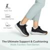 image:imageOrthofeet Womens Waterproof HandsFree Golf ShoesBlack