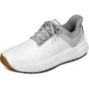 image:imageOrthofeet Womens Waterproof HandsFree Golf ShoesWhiteSilver