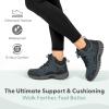 image:imageOrthofeet Womens Orthopedic Dakota Waterproof Lug Sole Hiking BootBlue