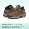 image:imageOrthofeet Mens Orthopedic Delta Waterproof Lug Sole Hiking BootBlack 1