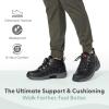 image:imageOrthofeet Mens Orthopedic Delta Waterproof Lug Sole Hiking BootBlack Waterproof