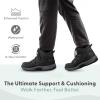 image:imageOrthofeet Mens Orthopedic Ridgewood Waterproof Leather Hiking BootBlack
