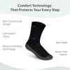 image:imageOrthofeet NonBinding NonConstrictive Circulation Seam Free Casual Dress Socks 3 PackCharcoal