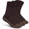 image:imageOrthofeet Padded Sole NonBinding NonConstrictive Circulation Seam Free Socks Dark Brown 3 PackDark Brown