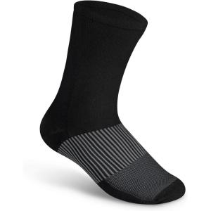 image:imageOrthofeet MidCalf Compression Sock  1825 mmHg  Ideal Support for Medical Needs Nurses Pregnancy and TravelBlack