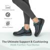 image:imageOrthofeet Womens Orthopedic Alma Waterproof Hiking SneakerGrey