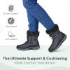 image:imageOrthofeet Womens Orthopedic Alps Waterproof Snow BootBlack