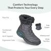 image:imageOrthofeet Womens Orthopedic Alps Waterproof Snow BootBlack