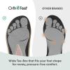 image:imageOrthofeet Womens Orthopedic Chloe Adjustable Leather Wedge SandalBlack