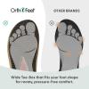 image:imageOrthofeet Womens Orthopedic Chloe Adjustable Leather Wedge SandalPlatinum Metallic