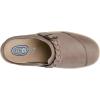 image:imageOrthofeet Womens Orthopedic Irma Adjustable Slip Resistant Leather ClogBeige
