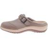 image:imageOrthofeet Womens Orthopedic Irma Adjustable Slip Resistant Leather ClogBeige