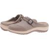 image:imageOrthofeet Womens Orthopedic Irma Adjustable Slip Resistant Leather ClogBeige