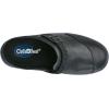 image:imageOrthofeet Womens Orthopedic Irma Adjustable Slip Resistant Leather ClogBlack
