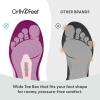 image:imageOrthofeet Womens Orthopedic Nira HandsFree WaterRepellent Walking Sneaker BlueYellow Size 5Violet