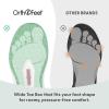 image:imageOrthofeet Womens Orthopedic Relay Max Cushion Grippy Running SneakerGreySilverMint
