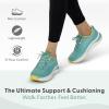 image:imageOrthofeet Womens Orthopedic Relay Max Cushion Grippy Running SneakerTurquoise