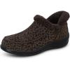 image:imageOrthofeet Womens Orthopedic Lorin HandsFree Faux FurLined SlipperLeopard