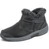 image:imageOrthofeet Womens Orthopedic Siena WaterRepellent SlipResistant Leather BootBlack