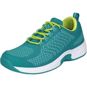 image:imageOrthofeet Womens Athletic Walking Shoes with Orthopedic Arch Support for Foot Pain Relief  Coral