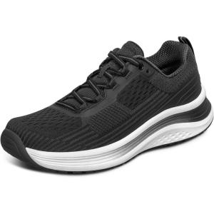 image:imageOrthofeet Womens Orthopedic Relay Max Cushion Grippy Running SneakerBlack